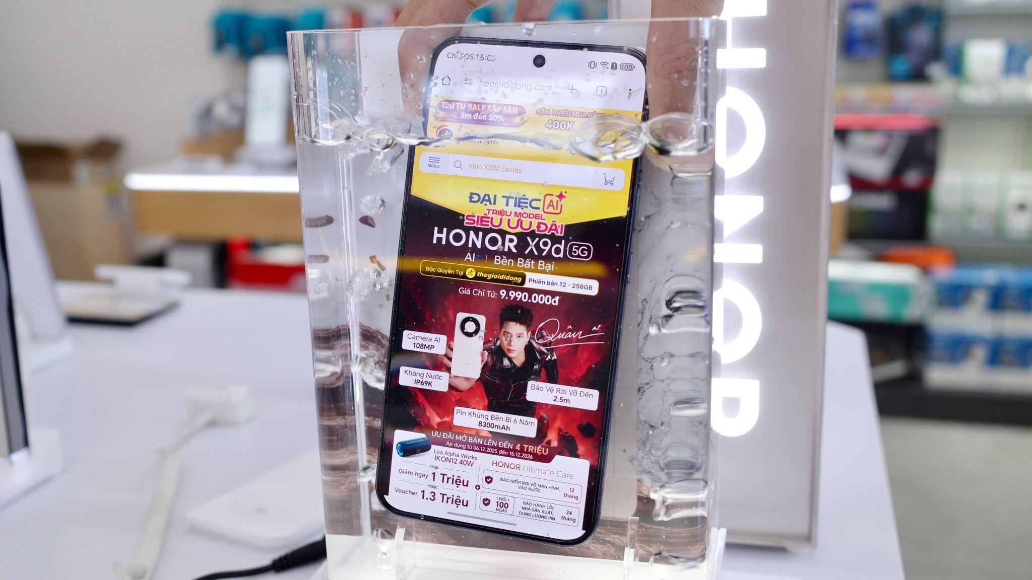 HONOR X9d “Bền Bất Bại” nổi bật trong danh mục sản phẩm hướng đến người dùng đề cao độ bền và trải nghiệm ổn định.