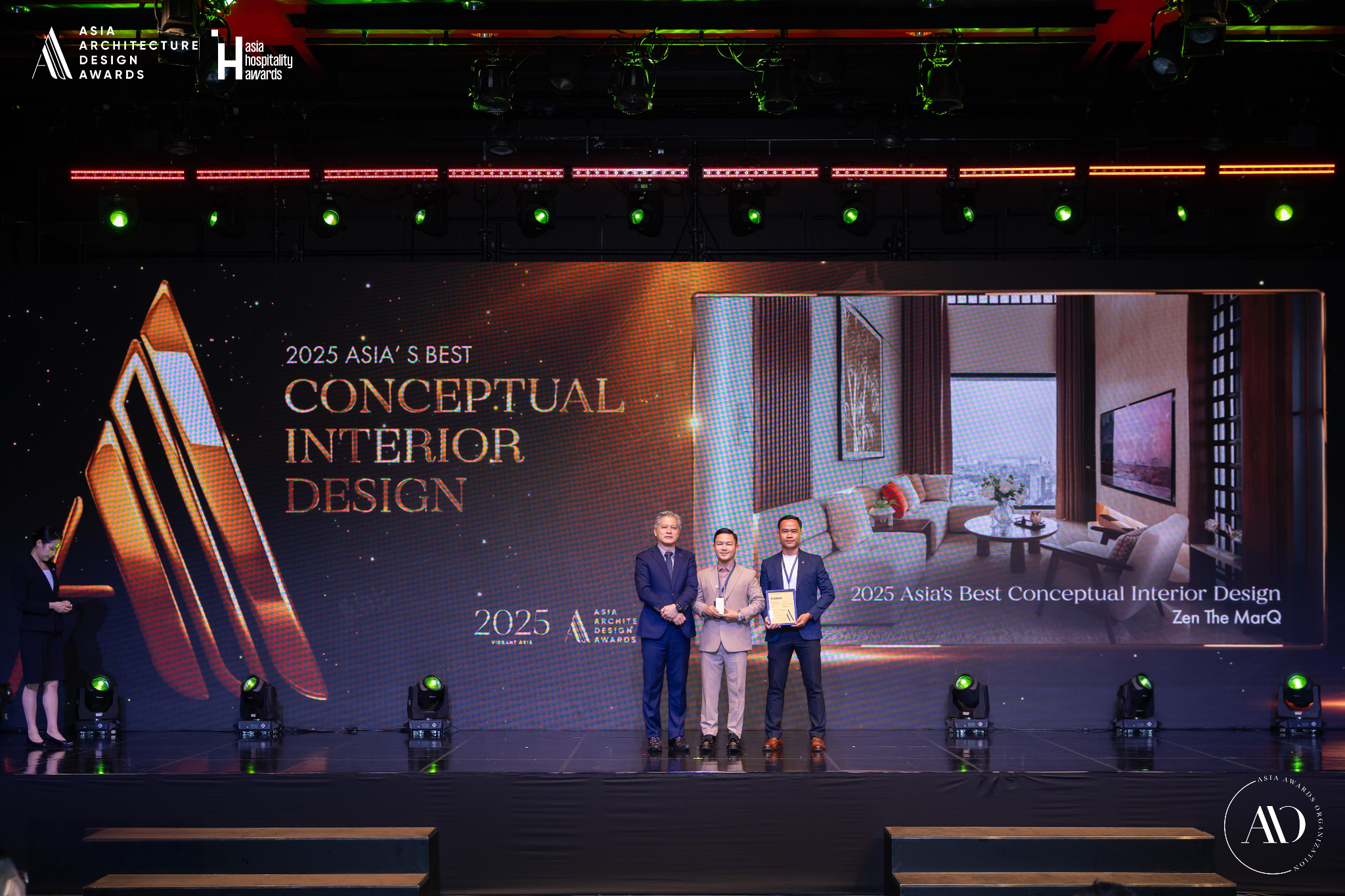 Zen The MarQ – dự án do Prestige Construction Interiors thiết kế và thi công, được vinh danh tại AADA 2025.