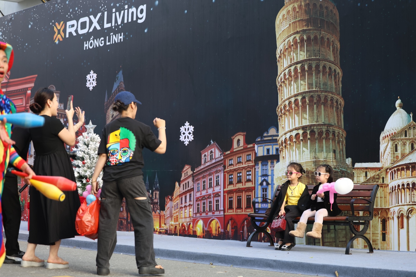 Không gian check-in mang đậm màu sắc Châu Âu – điều hiếm thấy tại một đô thị cấp vùng như Hồng Lĩnh.