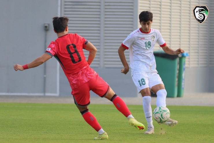 Hình ảnh trận giao hữu U23 Syria vs U23 Hàn Quốc. (Ảnh: SFA).&nbsp;