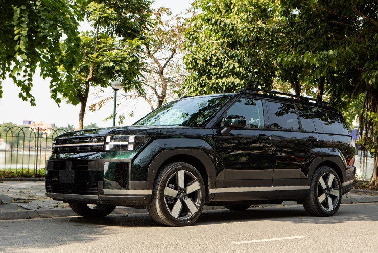 Ảnh thực tế SantaFe Hybrid và quãng đường đi được hơn 1.100km