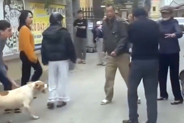 Hình ảnh ghi lại vụ việc.