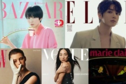 Bìa tạp chí năm mới xứ Hàn: Song Hye Kyo cá tính, minh tinh lên bìa Vogue là ai?