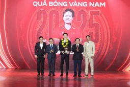 Hoàng Đức lập hat-trick Quả bóng vàng Việt Nam cùng sự đồng hành của LPBank