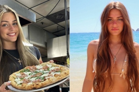 Thợ làm bánh pizza gây 'sốt' với vẻ ngoài nóng bỏng