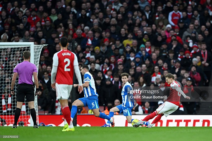 Trực tiếp bóng đá Arsenal - Brighton: Xuất sắc bảo vệ cách biệt mong manh (Hết giờ) - 4