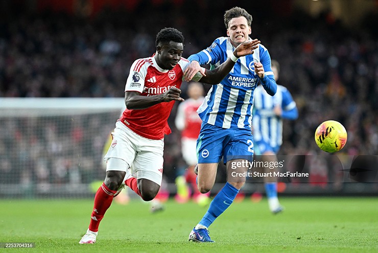Trực tiếp bóng đá Arsenal - Brighton: Xuất sắc bảo vệ cách biệt mong manh (Hết giờ) - 5