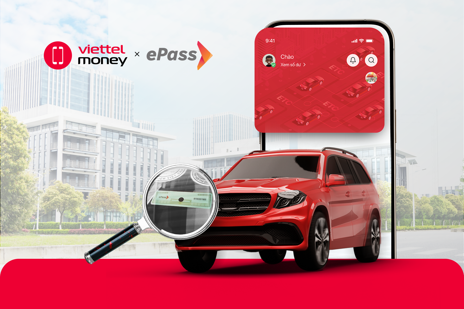 Viettel Money kết nối ePass, hỗ trợ tài xế chủ động chuyển đổi tài khoản giao thông, đảm bảo thanh toán ETC thông suốt và an tâm trên mọi hành trình.