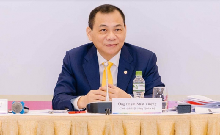 Tỷ phú Phạm Nhật Vượng có tài sản giảm từ 30 tỷ USD xuống 27,2 tỷ USD. Ảnh: VIC