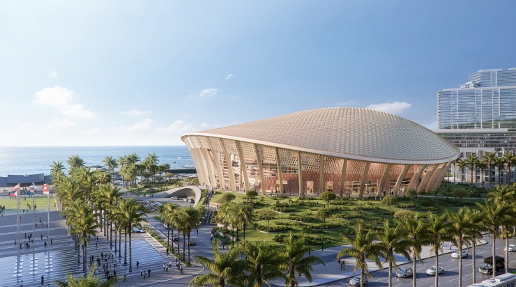 Phối cảnh Nhà biểu diễn đa năng