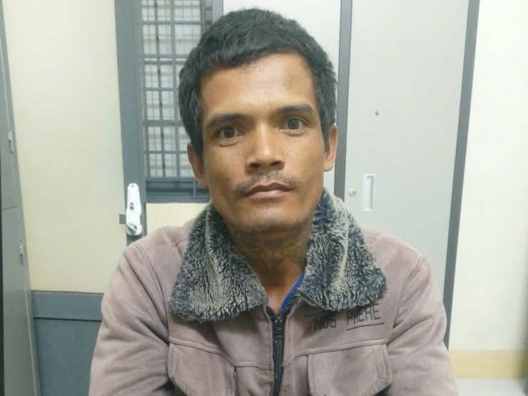 A Thin tại cơ quan Công an.