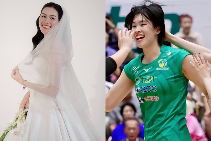 Hoa khôi bóng chuyền Trinh "điện" lên xe hoa, Thanh Thúy tỏa sáng ngày trở lại Nhật Bản