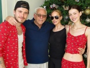 Brooklyn Beckham nghỉ lễ với bố mẹ vợ