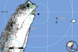 Động đất rung chuyển hơn 10 địa phương ở Đài Loan (Trung Quốc), Nhật Bản cảnh báo sóng thần