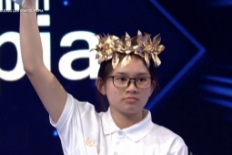 Nữ sinh đầu tiên giành vòng nguyệt quế Đường lên đỉnh Olympia 26