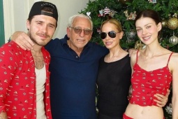 Brooklyn Beckham nghỉ lễ với bố mẹ vợ