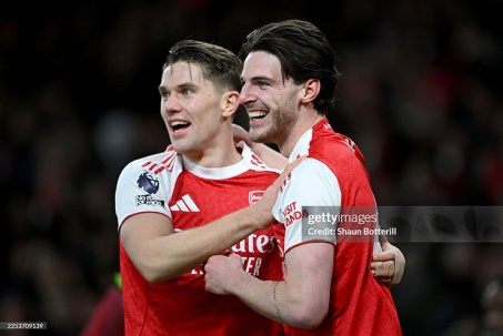Arsenal nghẹt thở hạ Brighton: Rice toàn năng, Odegaard bản lĩnh & viết tiếp giấc mơ