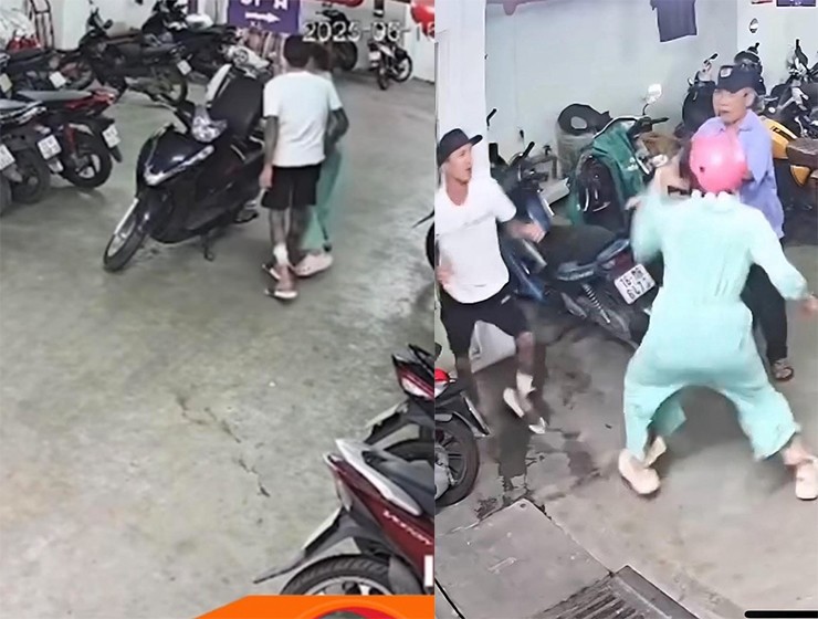 Cô gái dùng kỹ năng võ thuật tự vệ sau khi bị gã trai xăm trổ tát vào mặt