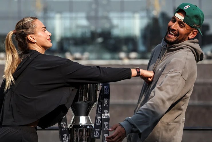 Sabalenka sắp đối đầu Kyrgios