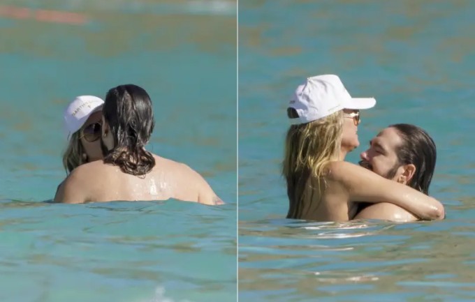 Vợ chồng Heidi Klum hẹn hò riêng ở Caribbean sau khi đón Giáng sinh cùng gia đình. Ảnh: Backgrid