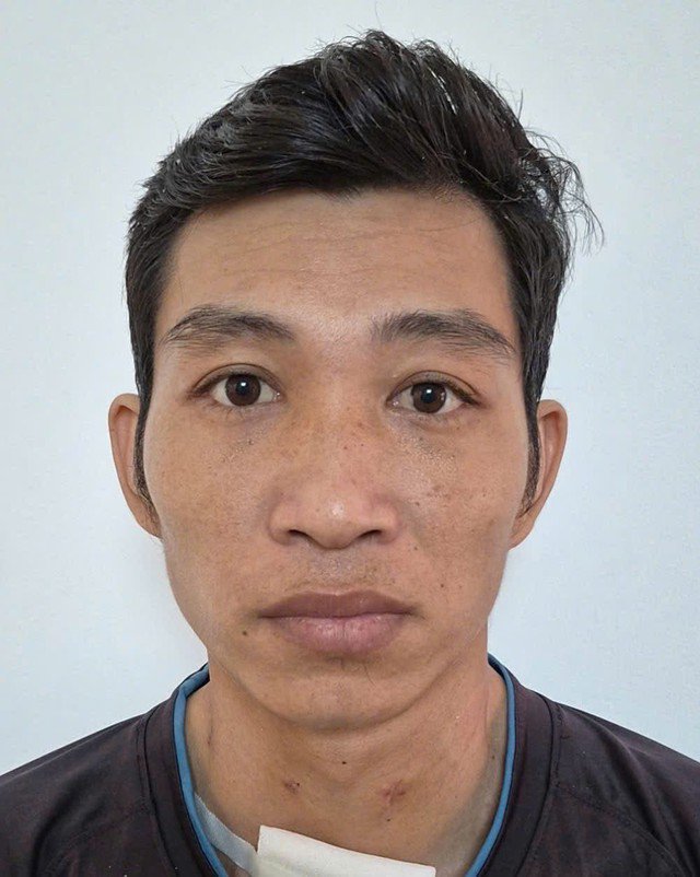 Đặng Thành Giang bị bắt giữ. Ảnh: Công an tỉnh Đồng Nai.