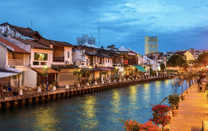 Khu phố cổ ở Melaka (Malaysia). Ảnh: TCDL Malaysia