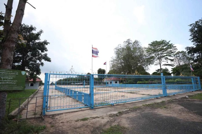 Cửa khẩu Chong Sai Taku thuộc tỉnh Buri Ram – Thái Lan. Đây là một trong những khu vực biên giới Thái Lan phát hiện UAV Campuchia tối 28-12. Ảnh: Quân đội Hoàng gia Thái Lan