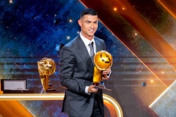 Ronaldo bị chê nhận "giải tình thương", do người nhà cơ cấu ở trao giải QBV Dubai