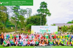 V Live tổ chức khóa V Detox 2 ngày 1 đêm tại Paragon Ba Vì, thu hút nhiều người tham gia