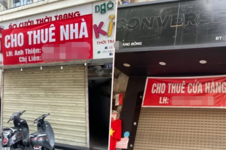 Nhà mặt phố Hà Nội ế khách thuê giữa mùa 'hốt bạc' cuối năm