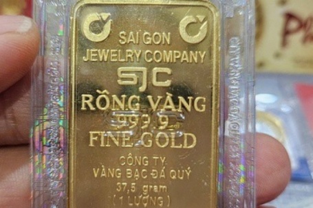 Cuối ngày 29-12, giá vàng miếng SJC rớt mạnh