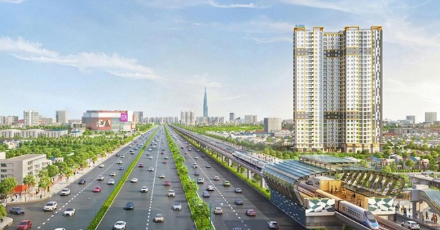 36 triệu/m2 + bàn giao full nội thất, Diamond Boulevard ngay Quốc Lộ 13 có gì?