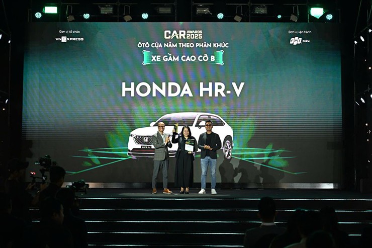 Honda HR-V nhận giải thưởng "Ôtô của năm 2025"