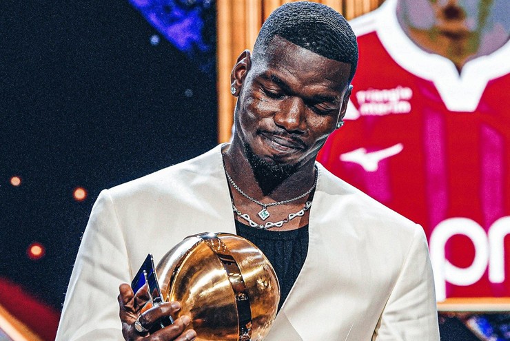 Pogba được vinh danh ở lễ trao giải Globe Soccer Awards