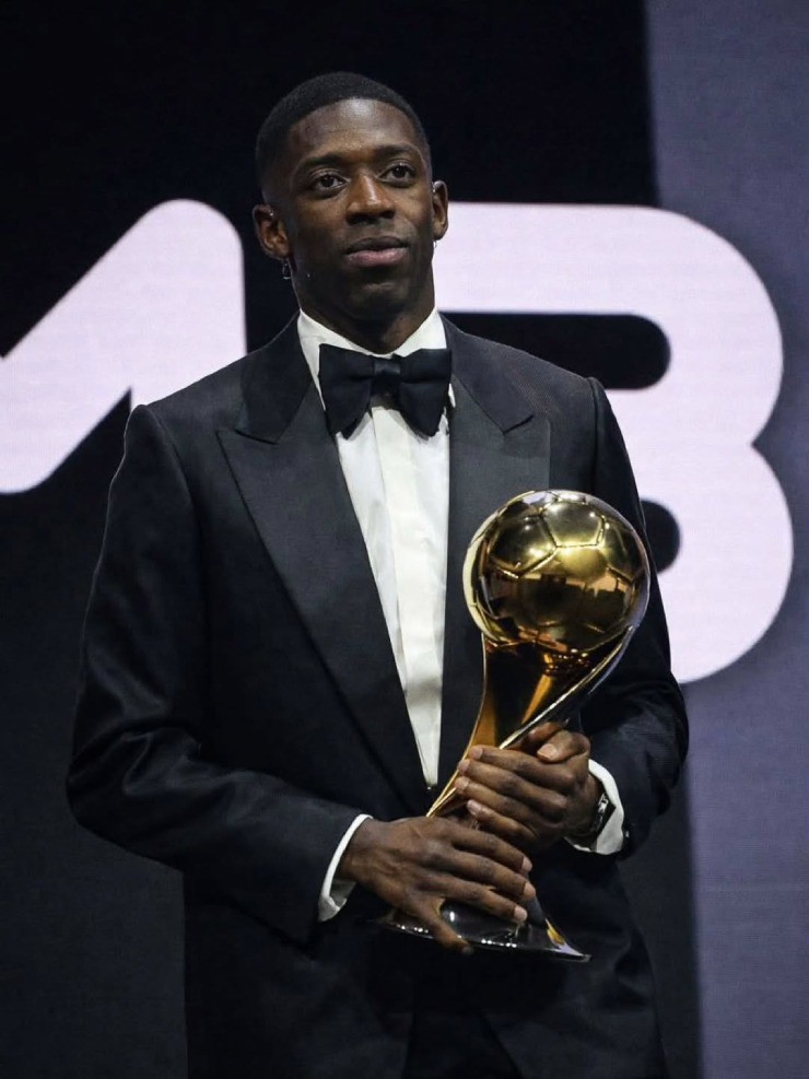 Dembele chiến thắng Yamal ở hạng mục Cầu thủ nam xuất sắc nhất năm 2025
