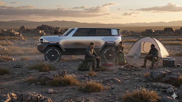 Xem trước SUV off-road thuần chất của Hyundai khiến giới mê xe bàn tán - 5