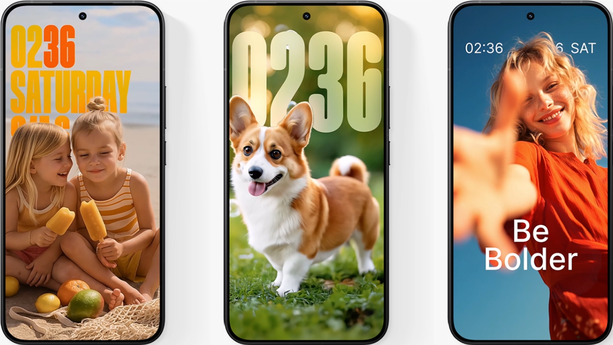 Vài tùy chọn màn hình chính có sẵn.