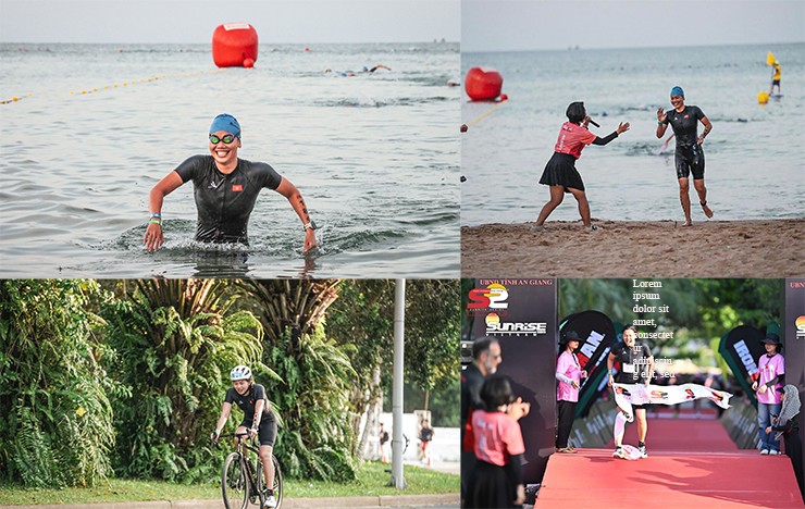 Ánh Viên thi đấu nổi bật tại cuộc thi Ironman "Người sắt"