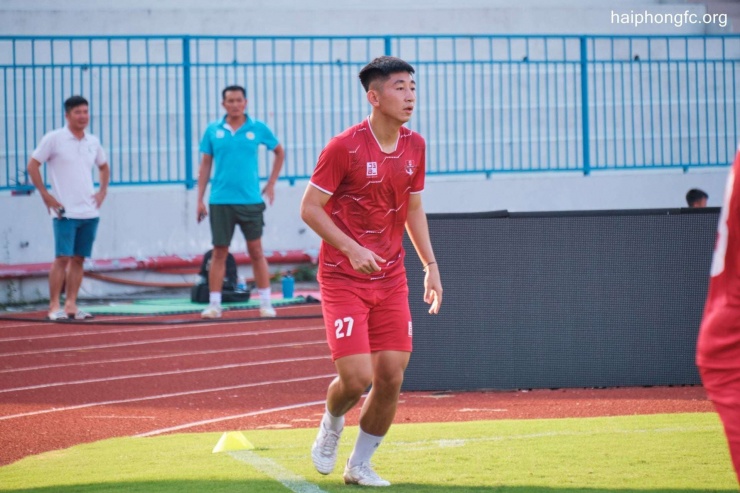 Nguyễn Nhật Minh là nhân tố của hệ thống đào tạo trẻ HAGL JMG. Ảnh: HaiPhongFC