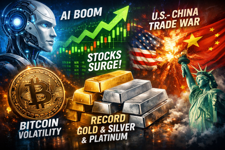 Kinh tế thế giới 2025: Giá vàng, bạc lập kỷ lục, rủi ro hệ thống gia tăng - 1
