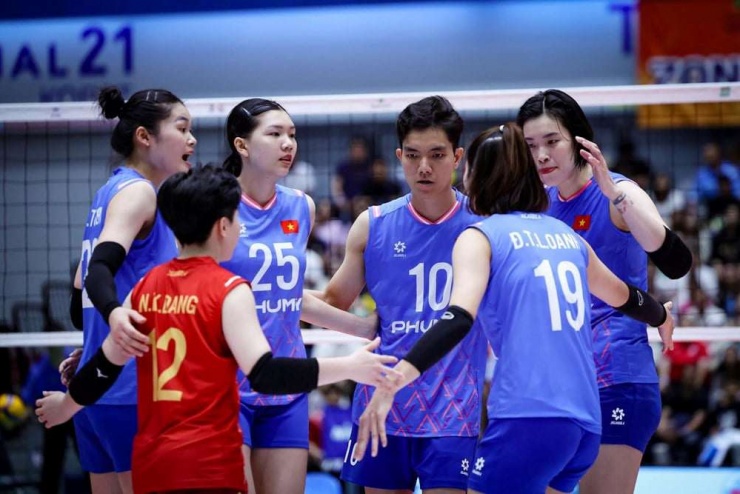 ĐT bóng chuyền nữ Việt Nam vô địch SEA V-League 2025. Ảnh: Báo Văn Hóa.