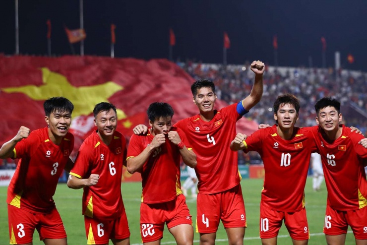U22 Việt Nam giành HCV SEA Games 33. Ảnh: VFF.
