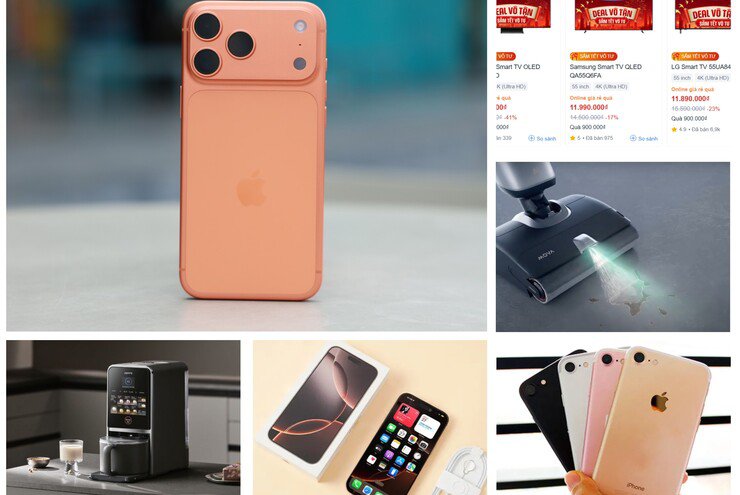 Ngày cận cuối năm 2025, iPhone và loạt thiết bị gia dụng giảm giá sâu chưa từng có