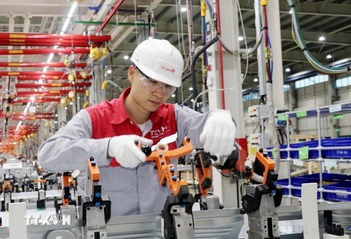 Người lao động nên chủ động theo dõi thông tin từ phía doanh nghiệp, nắm rõ quy chế thưởng. (Ảnh: TTXVN)