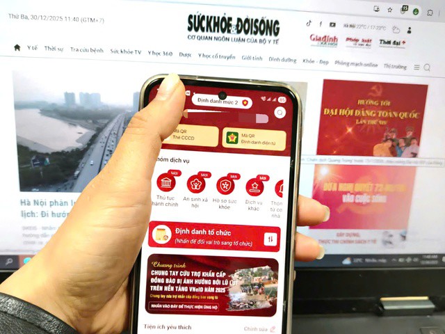 Người dân có thể nhận quà Tết Nguyên đán Bính Ngọ 2026 qua tài khoản hưởng an sinh xã hội trên VNeID. Ảnh: Quỳnh Mai.