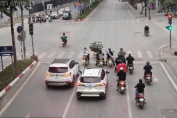Những xe vi phạm giao thông do camera AI phát hiện ngày 27-28/12