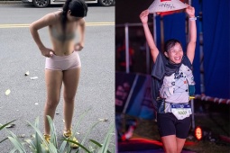 Hot girl vòng ba 105 cm “thả rông” chạy bộ, Hà Thị Hậu vang danh quốc tế năm 2025