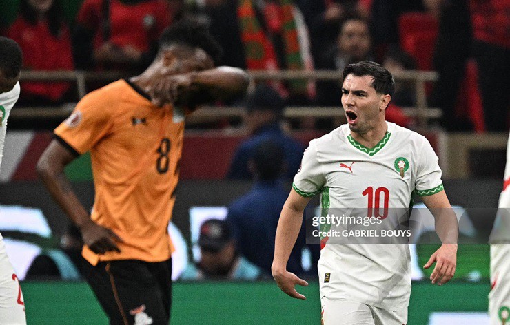 Video bóng đá Zambia - Morocco: Sao Real tỏa sáng, siêu phẩm "xe đạp chổng ngược" (CAN Cup) - 1