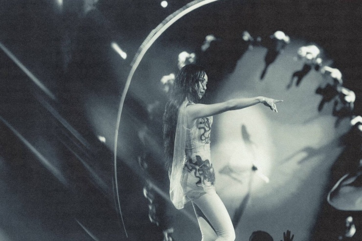 Nữ ca sĩ cưỡi mãng xà dài 30 m trước 40.000 người - 9