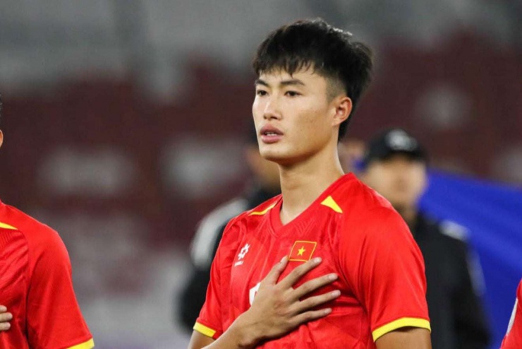 Năm 2019, Nguyễn Văn Trường gia nhập lò đào tạo Hà Nội FC và được đôn lên đội một năm 2023. Ảnh: FBNV.